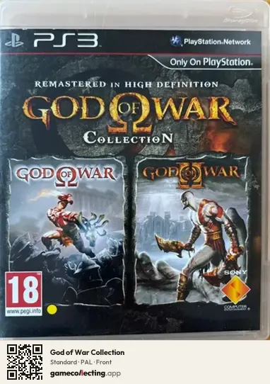 God of War Collection PlayStation 3, PAL box front
