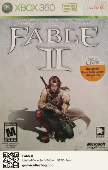 Fable II Xbox 360, NTSC box front