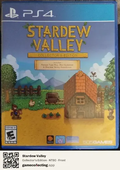 Stardew Valley PlayStation 4, NTSC box front