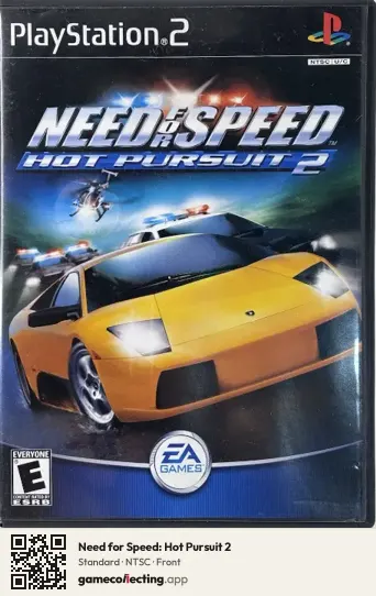 Need for Speed: Hot Pursuit 2 PlayStation 2, NTSC box front
