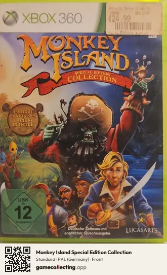Monkey Island Special Edition Collection Xbox 360, Germany box front