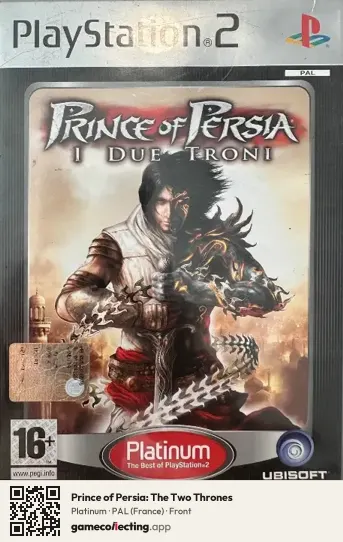 Prince of Persia: The Two Thrones PlayStation 2, France box front
