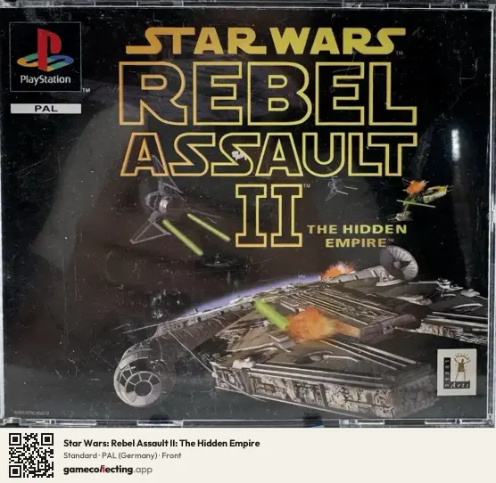 Star Wars: Rebel Assault II: The Hidden Empire PlayStation, Germany box front