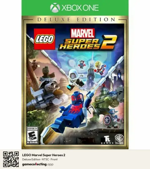 LEGO Marvel Super Heroes 2 Xbox One, NTSC box front