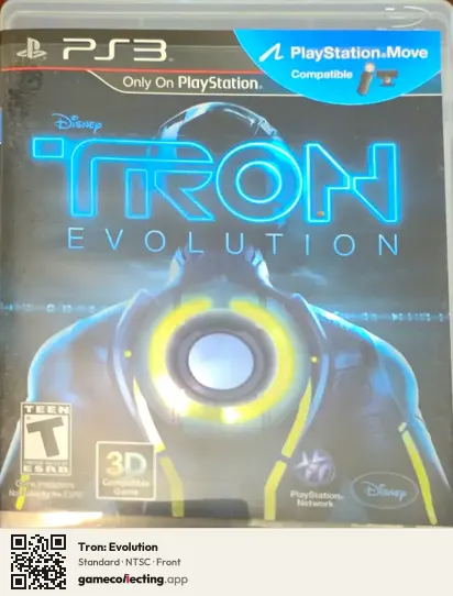 Tron: Evolution PlayStation 3, NTSC box front