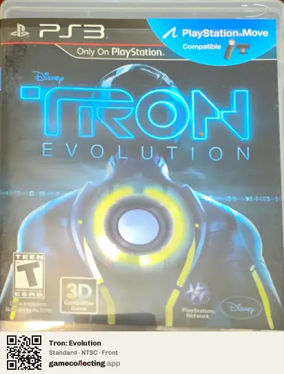 Tron: Evolution PlayStation 3, NTSC box front