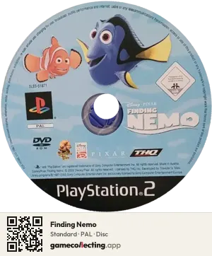 Finding Nemo PlayStation 2, PAL disc