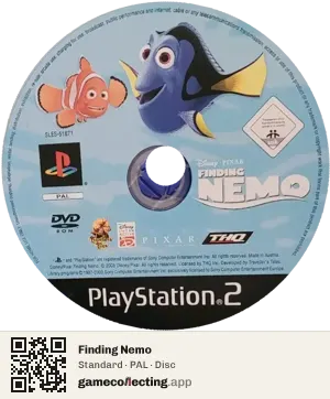 Finding Nemo PlayStation 2, PAL disc