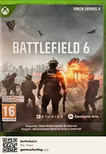Battlefield 6 Xbox Series X, PAL box front