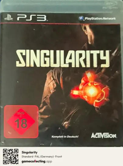 Singularity PlayStation 3, Germany box front