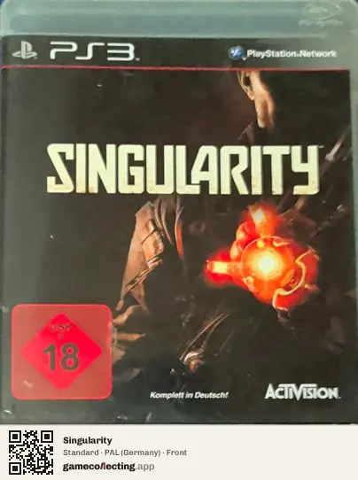 Singularity PlayStation 3, Germany box front