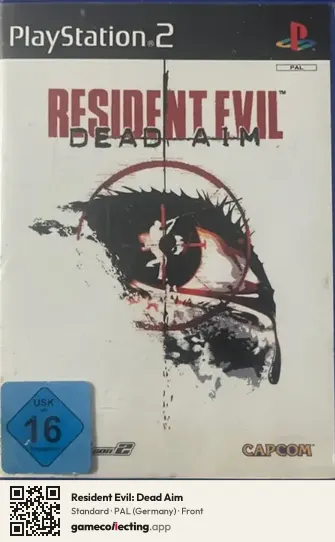 Resident Evil: Dead Aim PlayStation 2, Germany box front