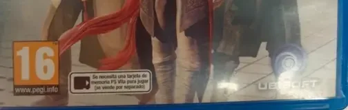 Assassin's Creed Chronicles, the PEGI square on its front