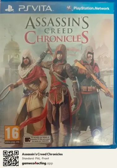 Assassin's Creed Chronicles PlayStation Vita, PAL box front