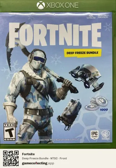 Fortnite Xbox One, NTSC box front