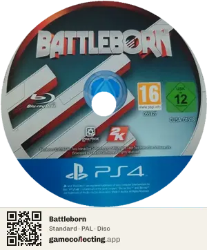 Battleborn PlayStation 4, PAL disc