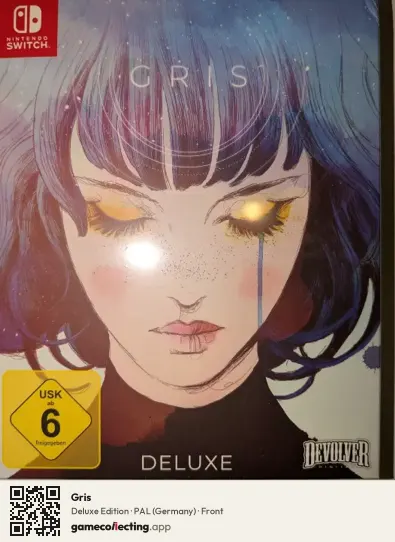 Gris Nintendo Switch, Germany box front