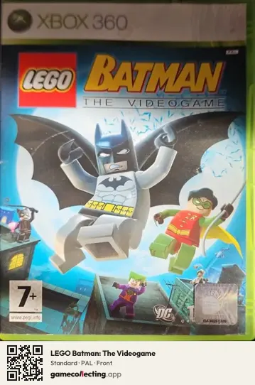 LEGO Batman: The Videogame Xbox 360, PAL box front