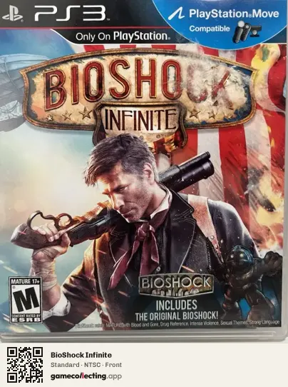 BioShock Infinite PlayStation 3, NTSC box front