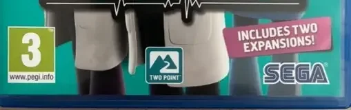 Two Point Hospital, the PEGI square on its front