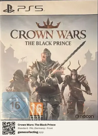 Crown Wars: The Black Prince PlayStation 5, Germany box front
