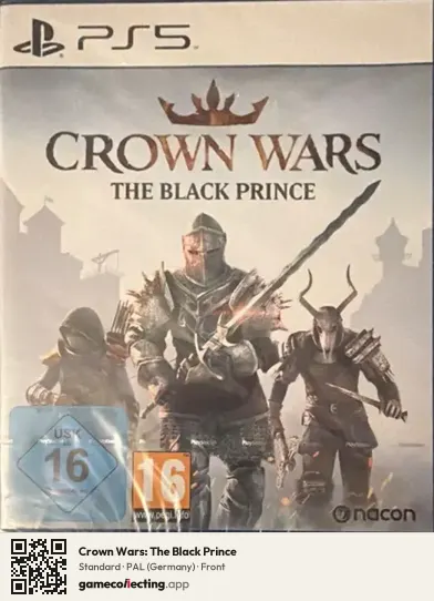 Crown Wars: The Black Prince PlayStation 5, Germany box front