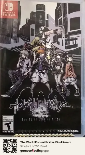 The World Ends with You: Final Remix Nintendo Switch, NTSC box front