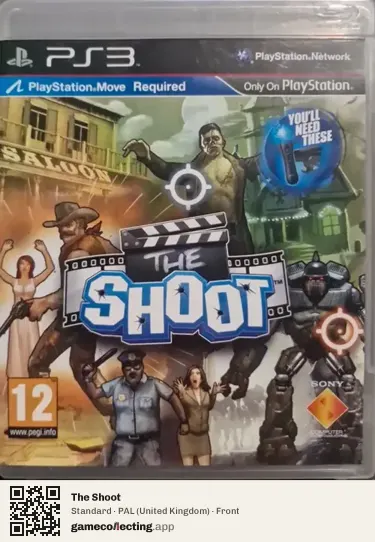 The Shoot PlayStation 3, United Kingdom box front