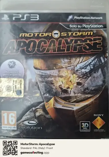 MotorStorm: Apocalypse PlayStation 3, Italy box front