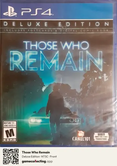Those Who Remain PlayStation 4, NTSC box front