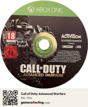 Call of Duty: Advanced Warfare Xbox One, PAL disc