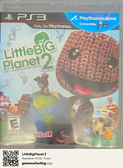 LittleBigPlanet 2 PlayStation 3, NTSC box front