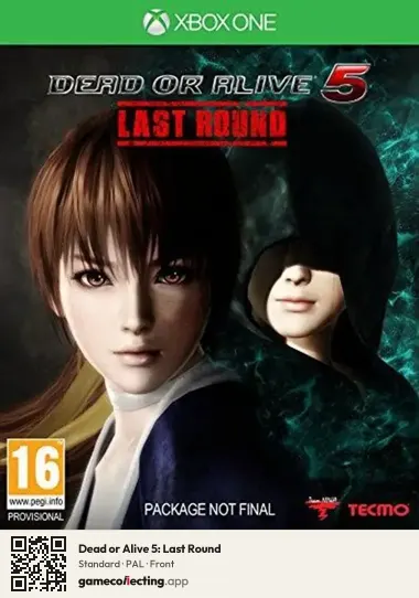 Dead or Alive 5: Last Round Xbox One, PAL box front