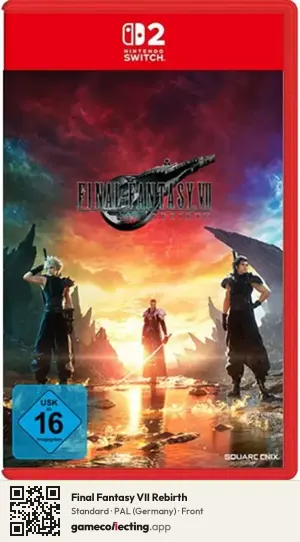 Final Fantasy VII Rebirth Nintendo Switch 2, Germany box front