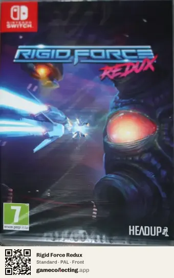 Rigid Force Redux Nintendo Switch, PAL box front