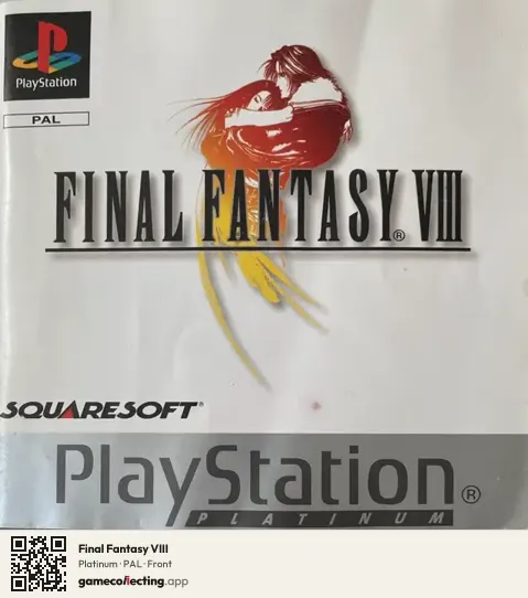Final Fantasy VIII PlayStation, PAL box front