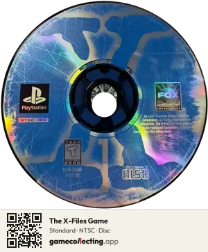 The X-Files Game PlayStation, NTSC disc