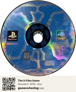 The X-Files Game PlayStation, NTSC disc