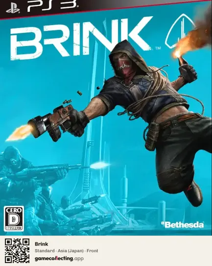 Brink PlayStation 3, Asia box front