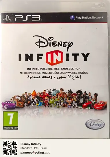 Disney Infinity PlayStation 3, PAL box front