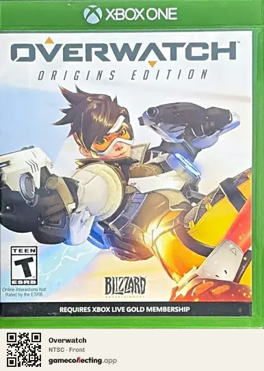 Overwatch Xbox One, NTSC box front
