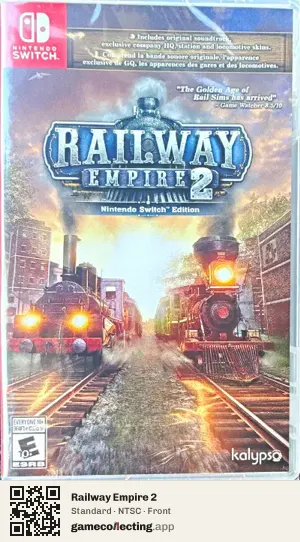 Railway Empire 2 Nintendo Switch, NTSC box front