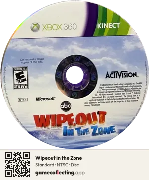 Wipeout in the Zone Xbox 360, NTSC disc