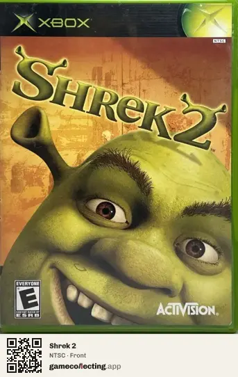 Shrek 2 Xbox, NTSC box front