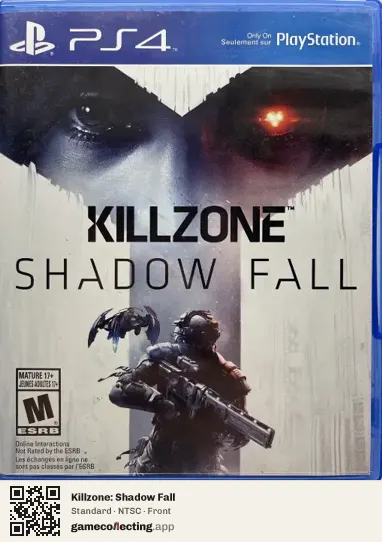 Killzone: Shadow Fall PlayStation 4, NTSC box front