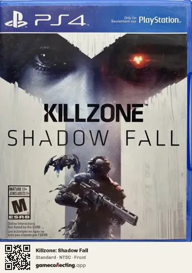 Killzone: Shadow Fall PlayStation 4, NTSC box front