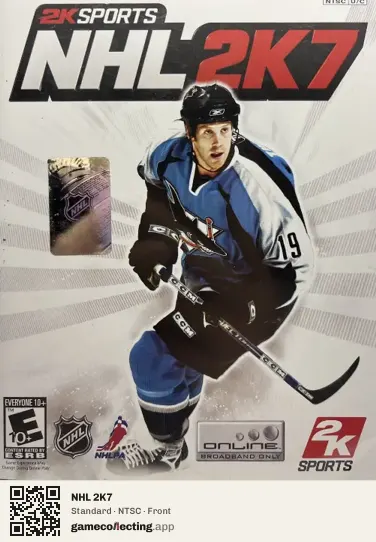 NHL 2K7 PlayStation 2, NTSC box front