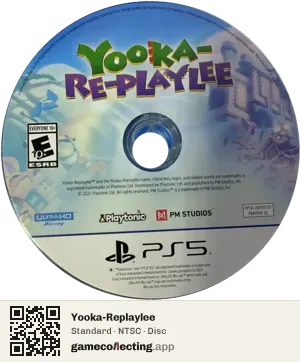 Yooka-Replaylee PlayStation 5, NTSC disc