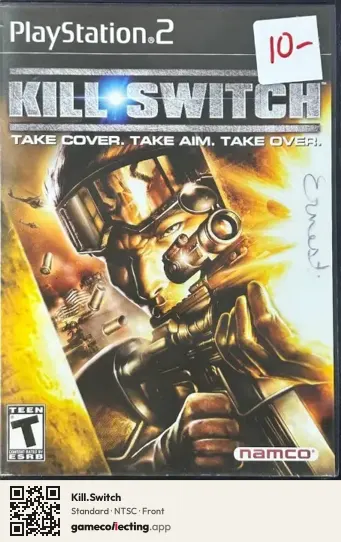 Kill.Switch PlayStation 2, NTSC box front