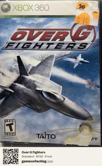 Over G Fighters Xbox 360, NTSC box front